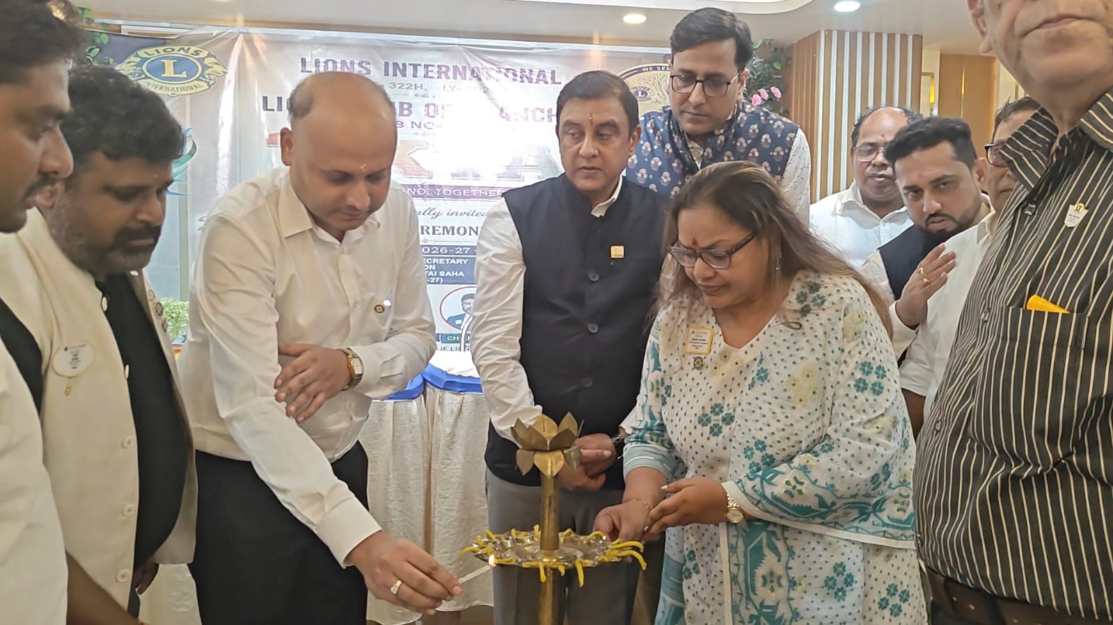 চাঁচলে লায়ন্স ক্লাবের ২৮তম ইনস্টলেশন সেরেমনি, পিএন গ্র্যান্ড হোটেলে চাঁদের আসর