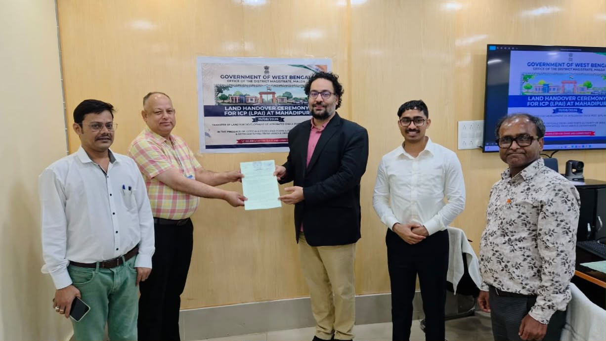 মহদীপুরে সীমান্ত পরিকাঠামো উন্নয়নে বড় পদক্ষেপ, ৬.৭০ একর জমি হস্তান্তর