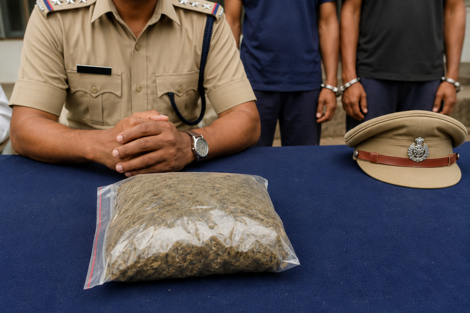 সামসিতে ১.৭৫ কেজি গাঁজা উদ্ধার, গ্রেপ্তার দুই