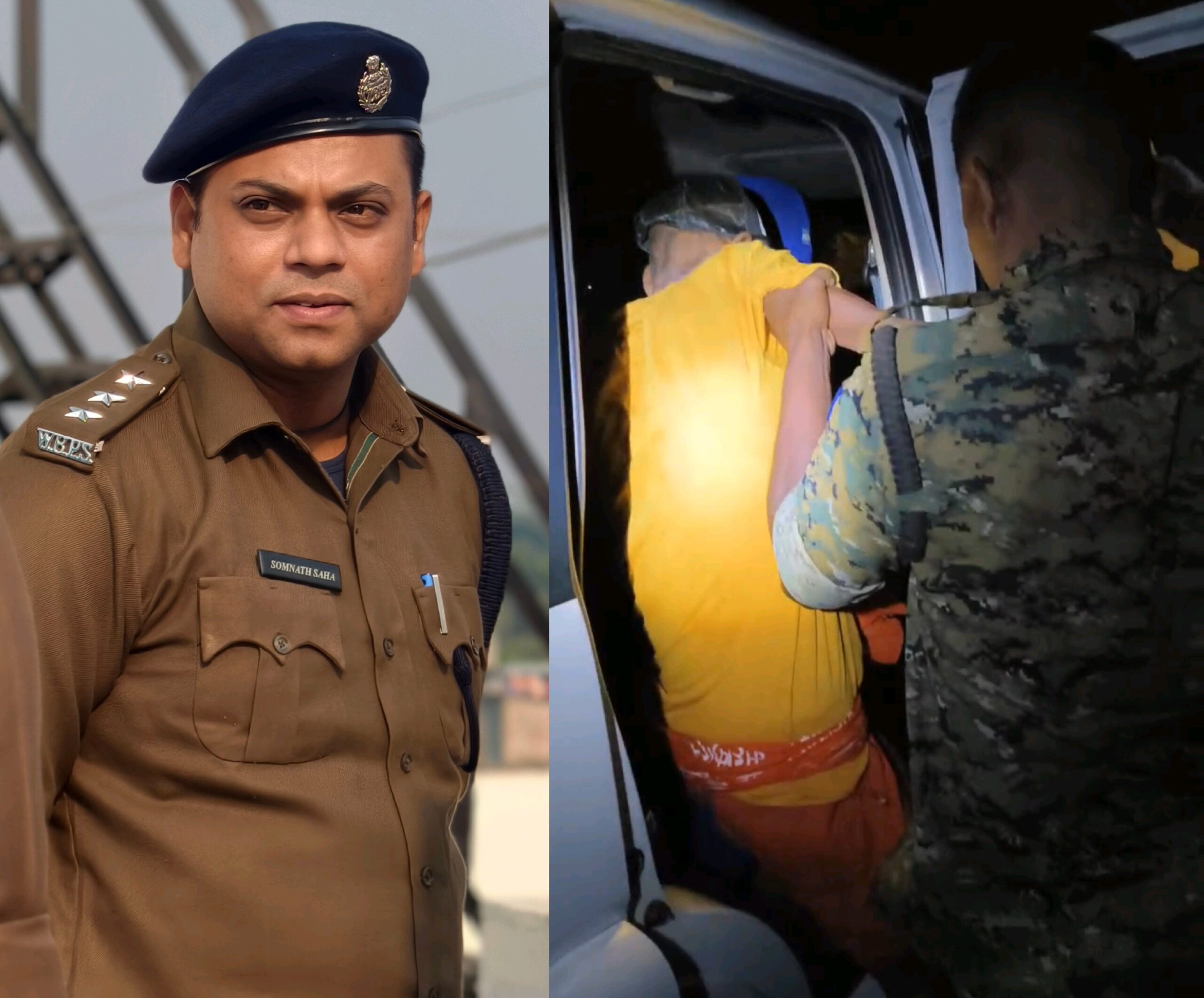 পুলিশের গাড়ির আলোয় ফিরল জীবনের আলো, ঝোপ থেকে অচৈতন্য বৃদ্ধকে উদ্ধার এসডিপিওর